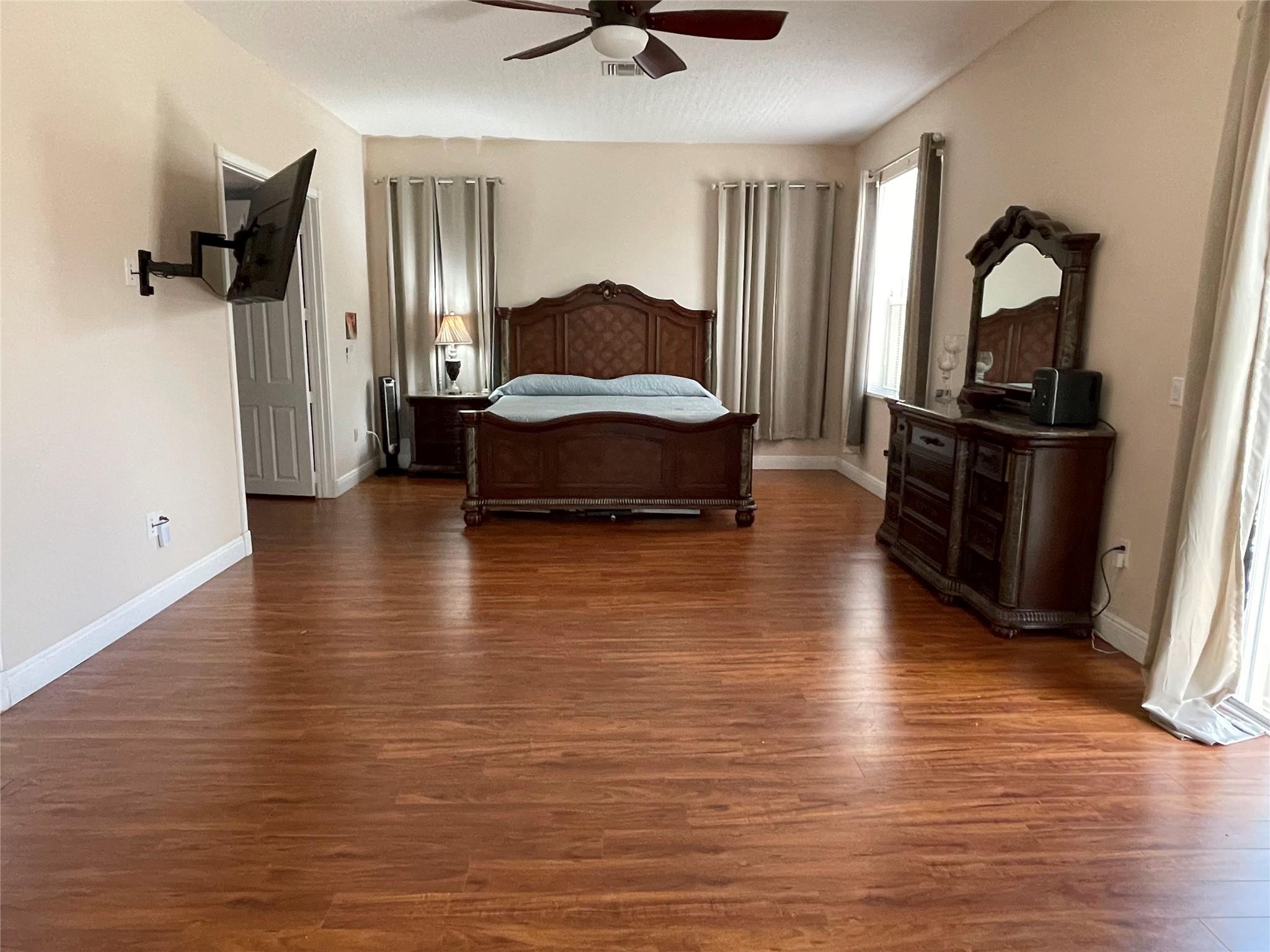Spacious Master Suite with an additional room to the left