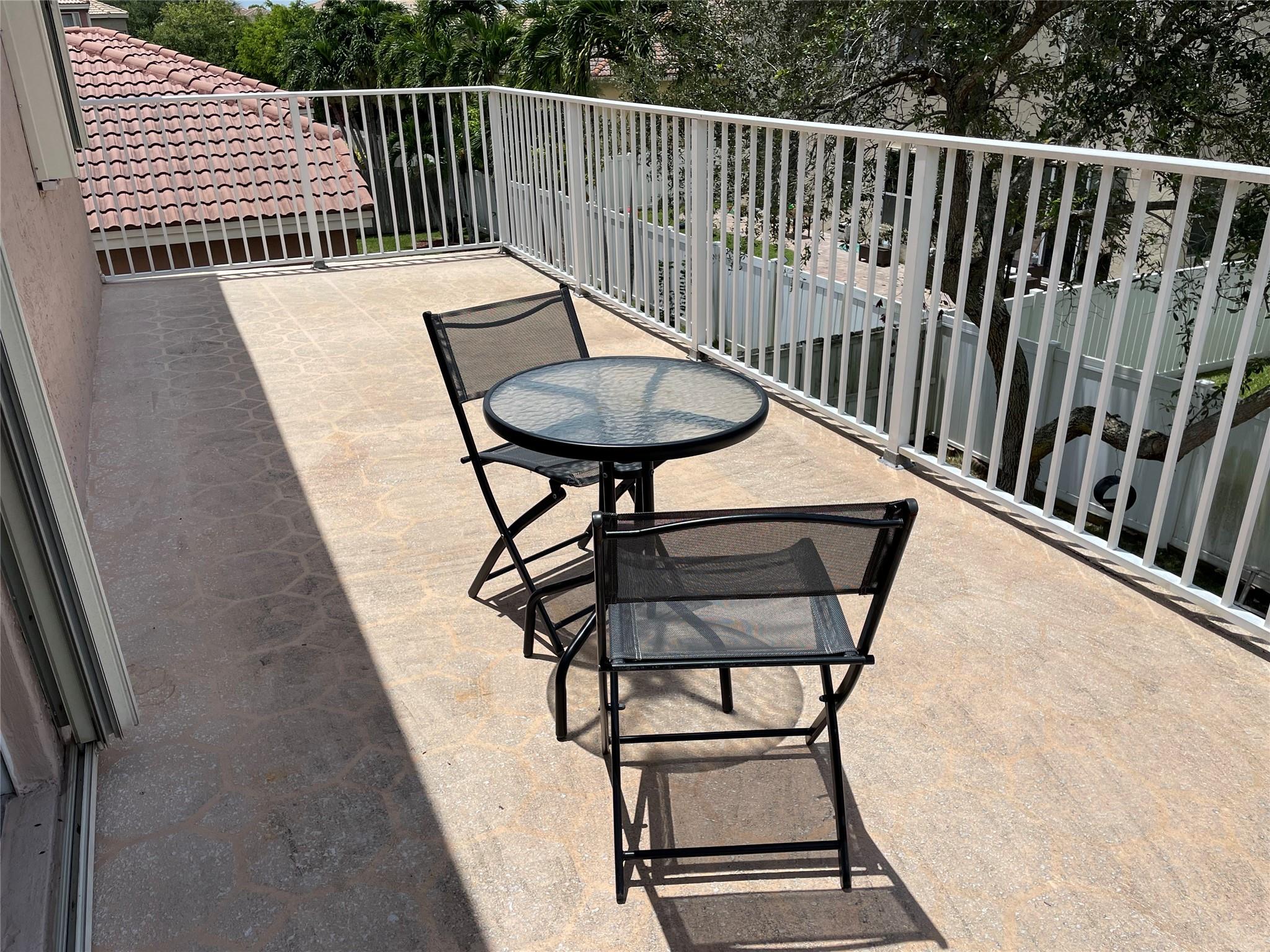 Large Balcony off the Master