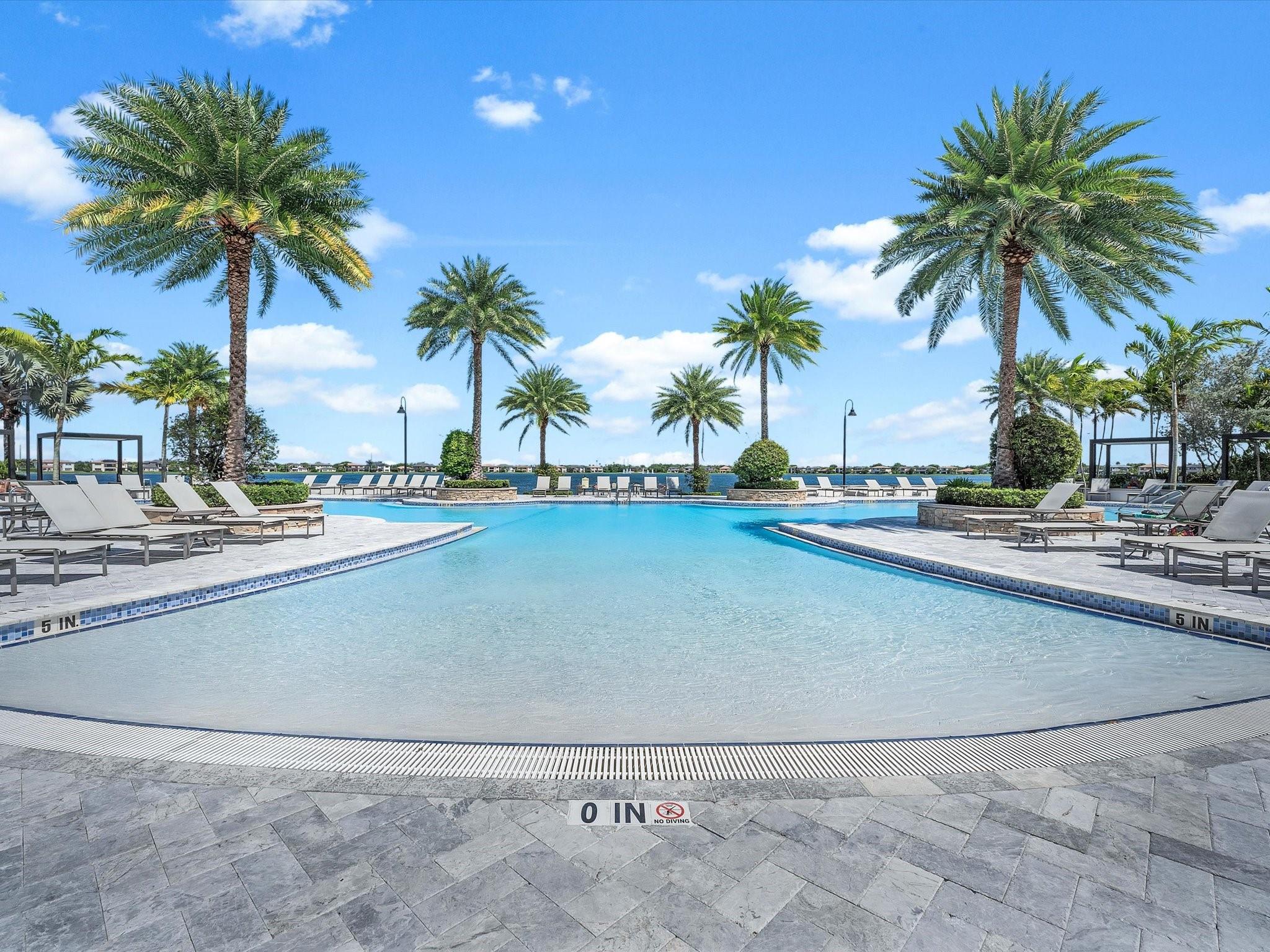 Beautiful clubhouse pool