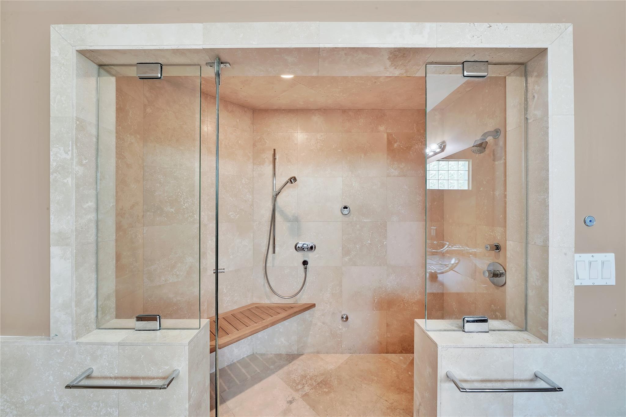 large steam shower