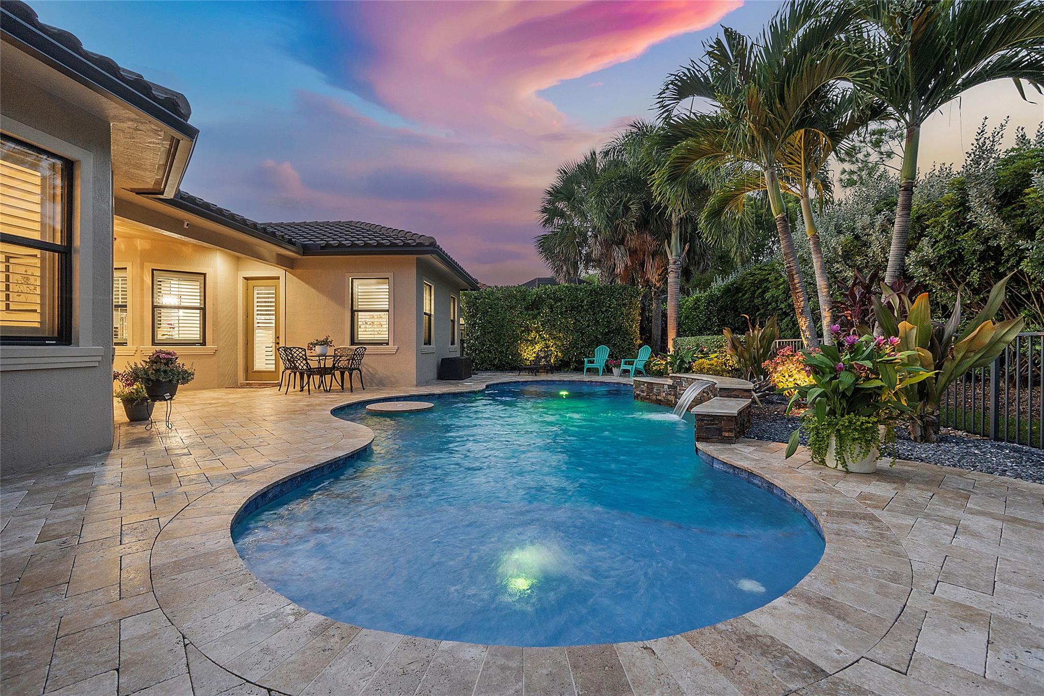 Anyone for a swim in our completely Private Oasis heated pool?