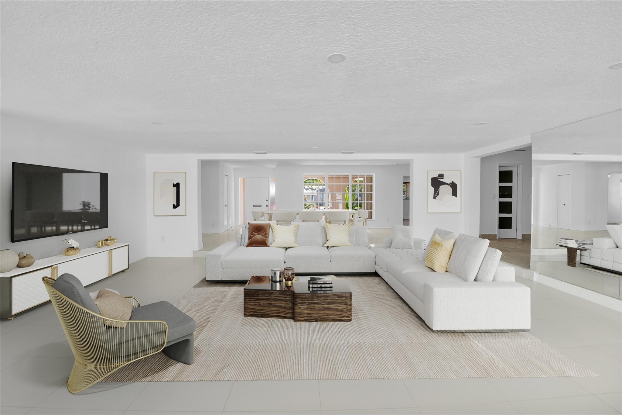 virtually staged photo