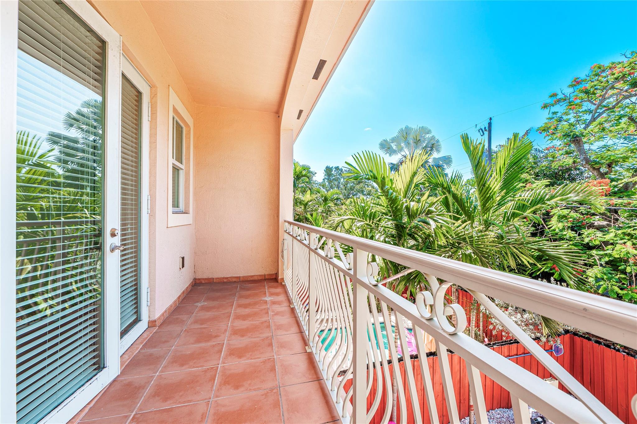 Primary suite balcony.