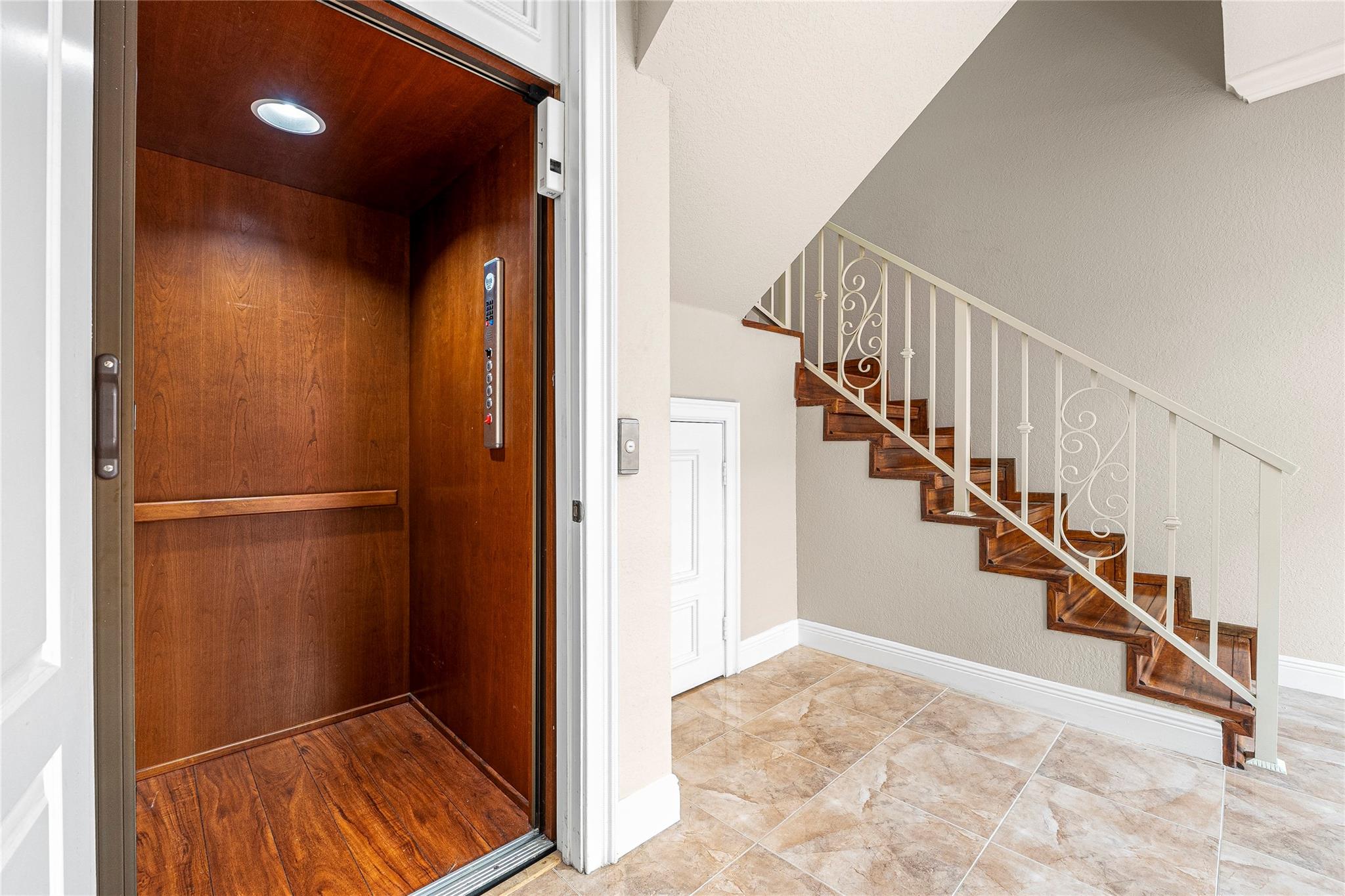 Private elevator to all floors.