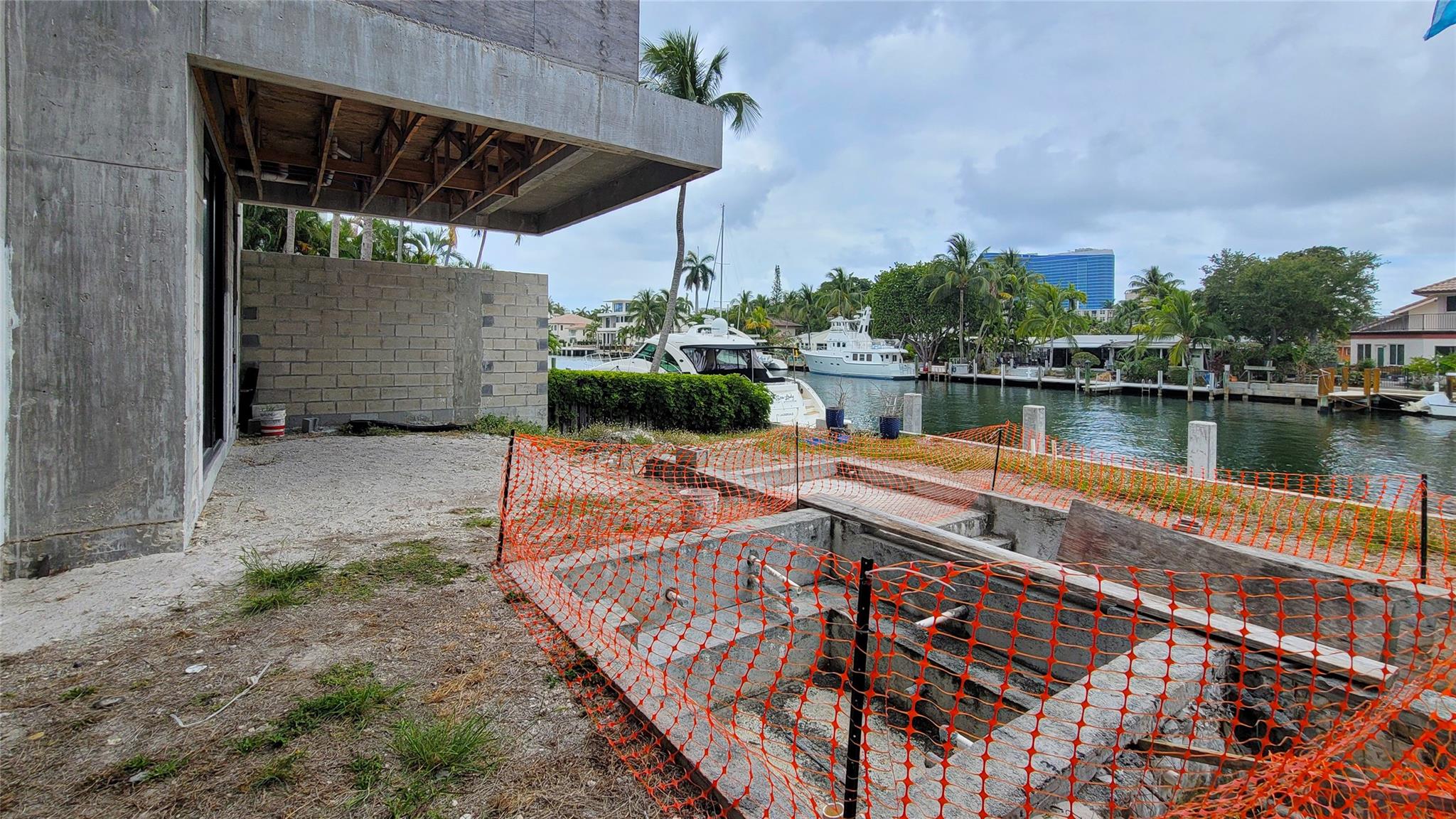 Spa View and Covered Lanai with Future Summer Kitchen