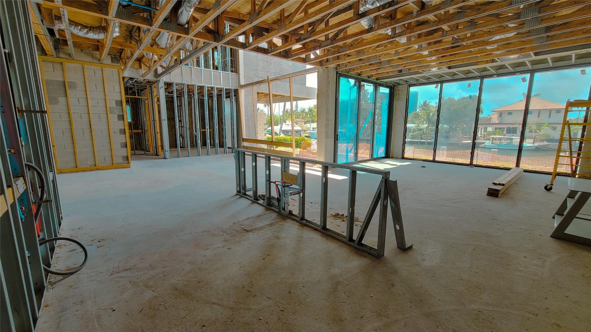 Kitchen and Family Room View