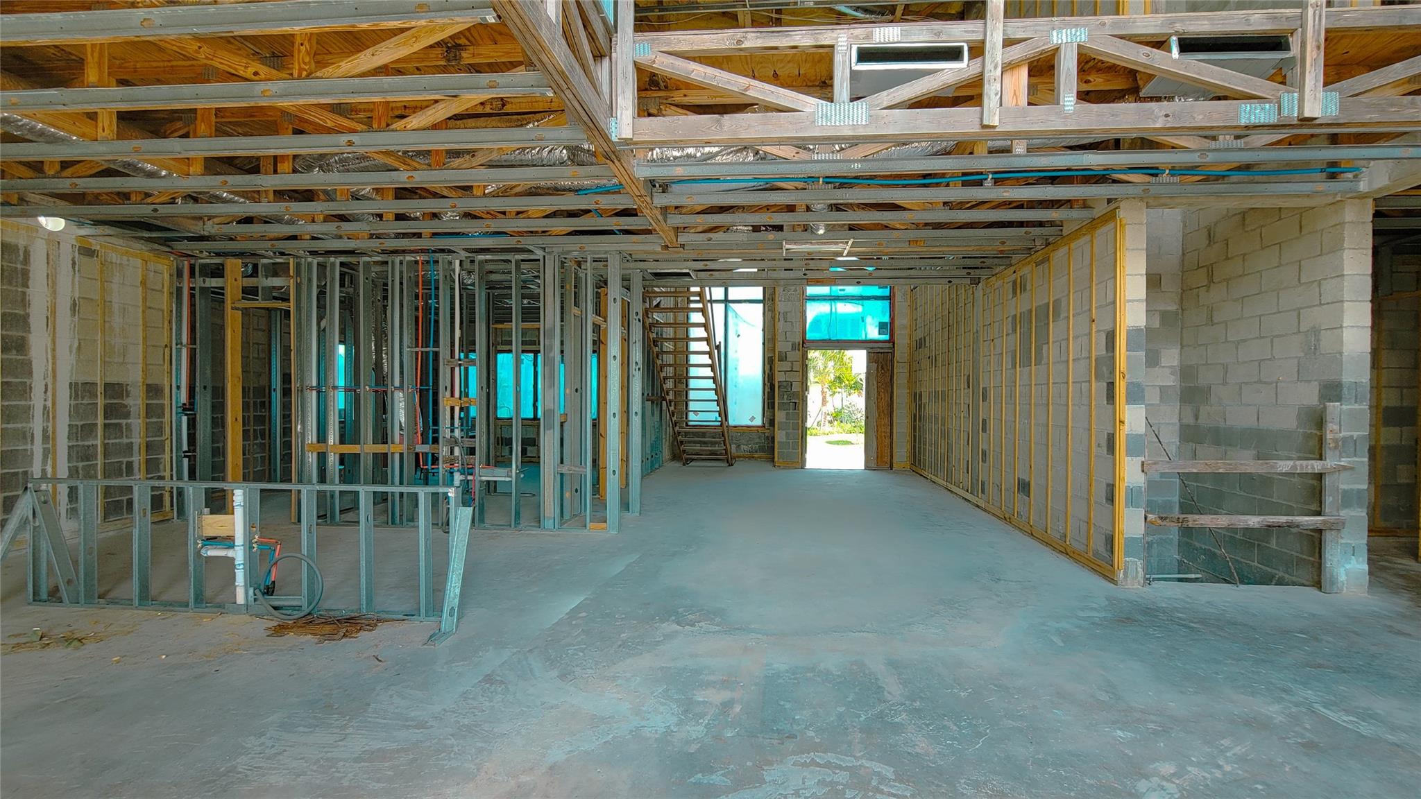 Interior View From Back Looking Toward Front of House