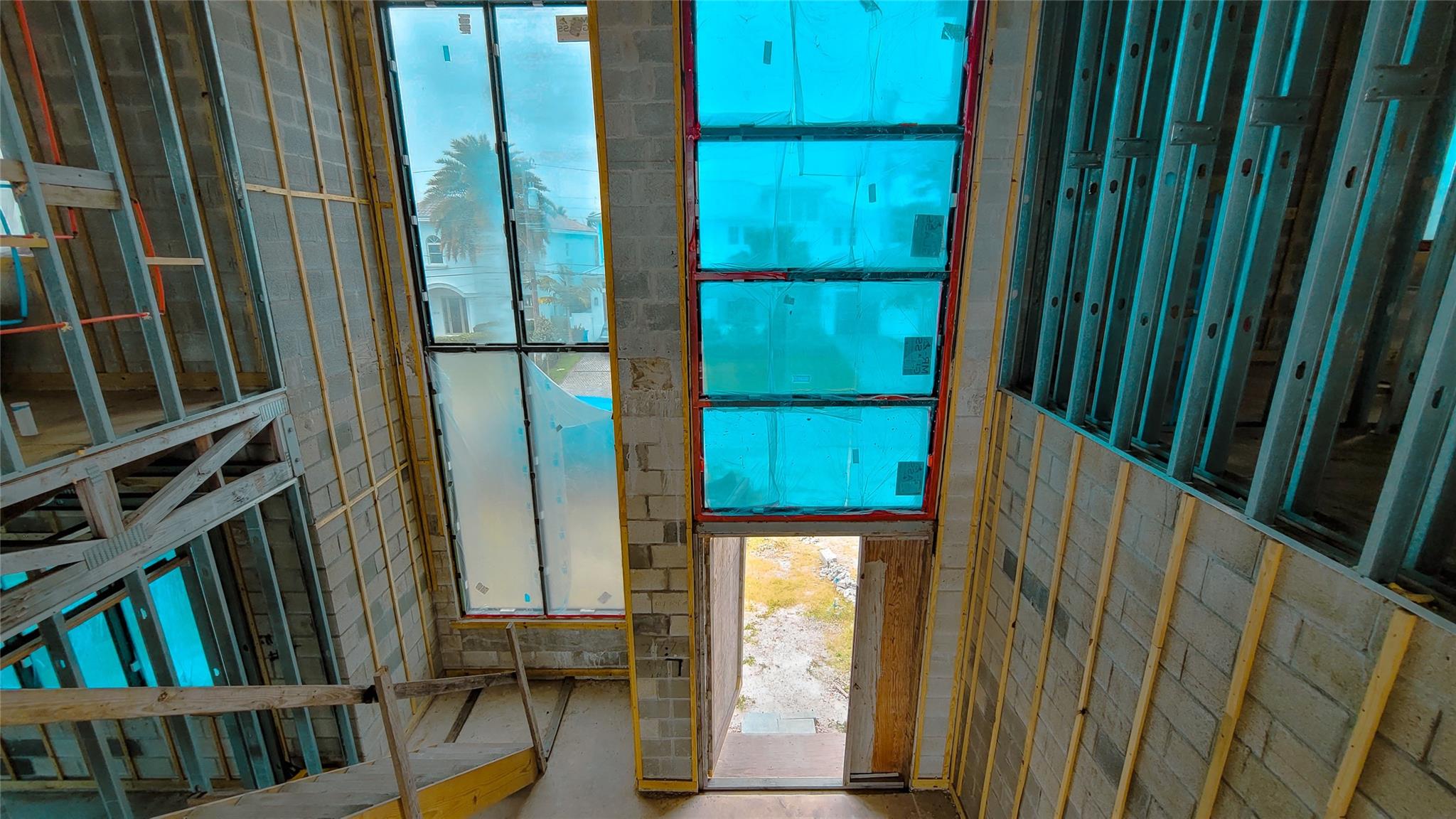 Front Entry Pictured From Upstairs Loft