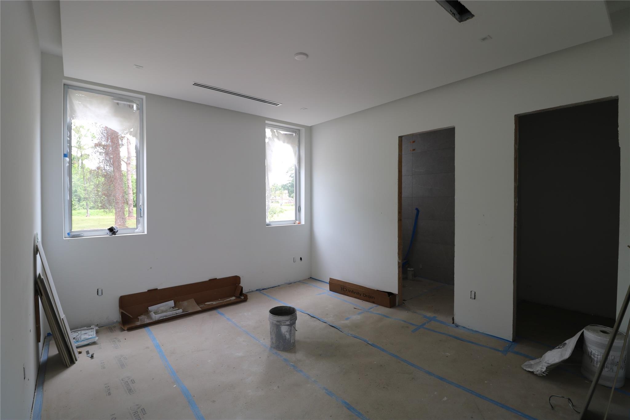 Bedroom #3 with bathroom and walking closet