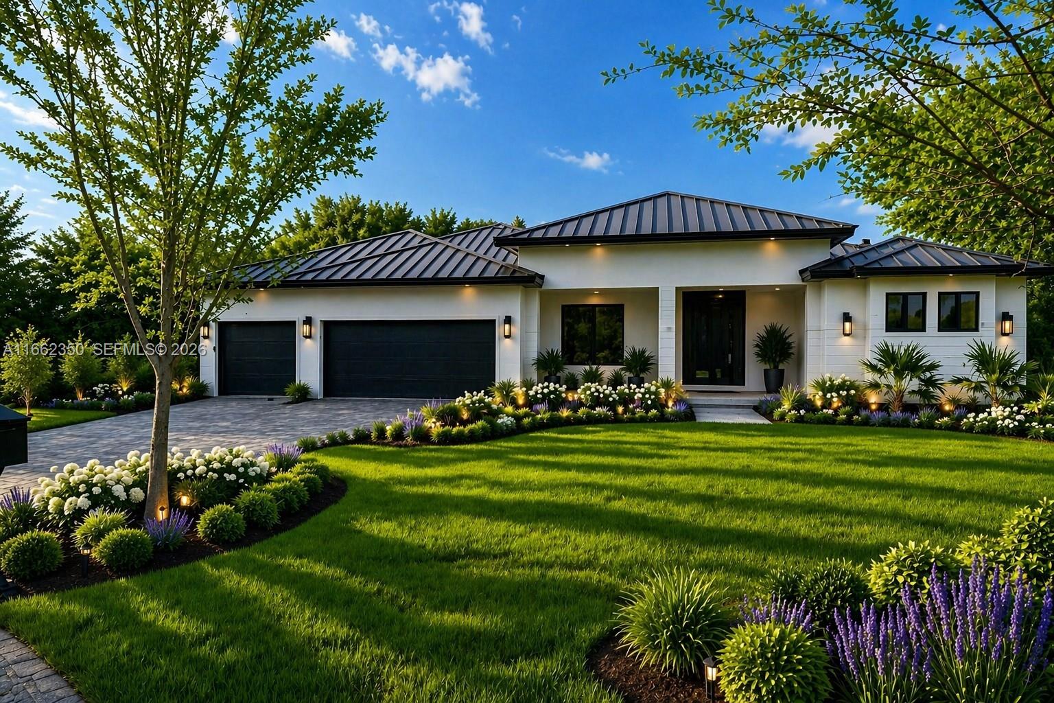 Coming Soon: A Stunning Pre-Construction Home! This beautiful one-story residence boasts 5 bedrooms, 4 bathrooms, and 3-car garage, all set on a spacious 1.45 acres. Enjoy an open floor plan featuring a split bedroom layout, an oversized living area, and a seamless flow between the dining room, kitchen, and family room. Key features include: Impact windows & doors throughout,10-foot ceiling, 8-foot interior doors,Durable metal roof, Elegant porcelain flooring, and a gourmet quartz kitchen with a large island perfect for entertaining and hidden pantry.  Plus, unwind in your future backyard oasis with a 18x 36 saltwater pool with a 7X7 heated spa and expansive decking!Anticipated completion June-July 2026. Don’t miss out on this incredible opportunity!