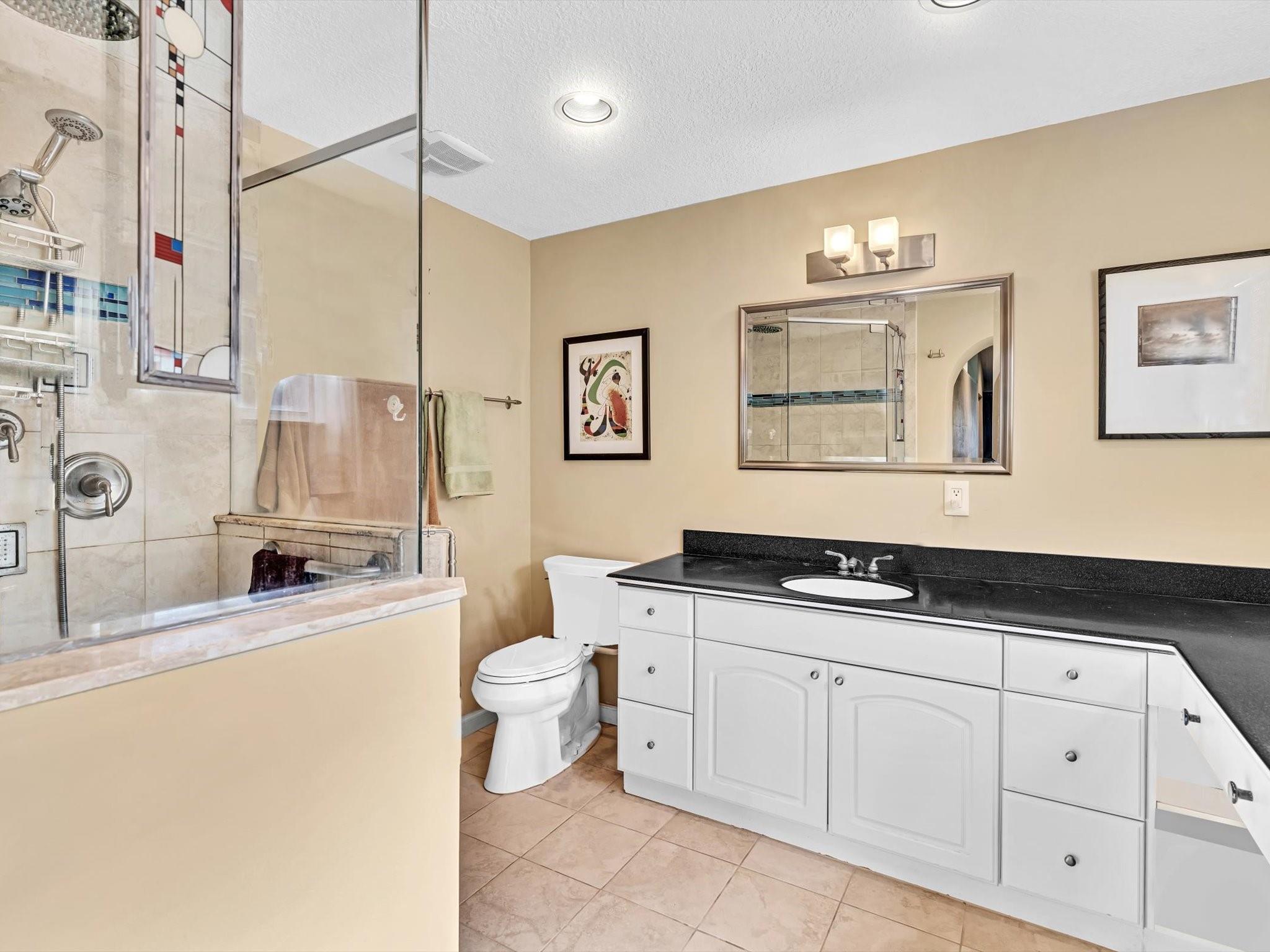 Master Bath with his & her sinks