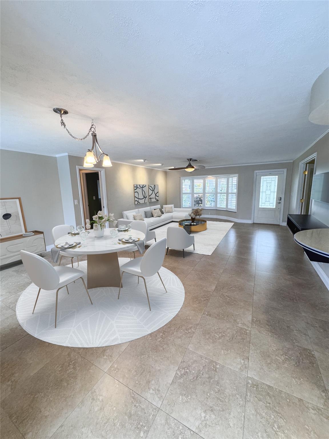 Virtually Staged photo on Actual Room layout and actual wall colors