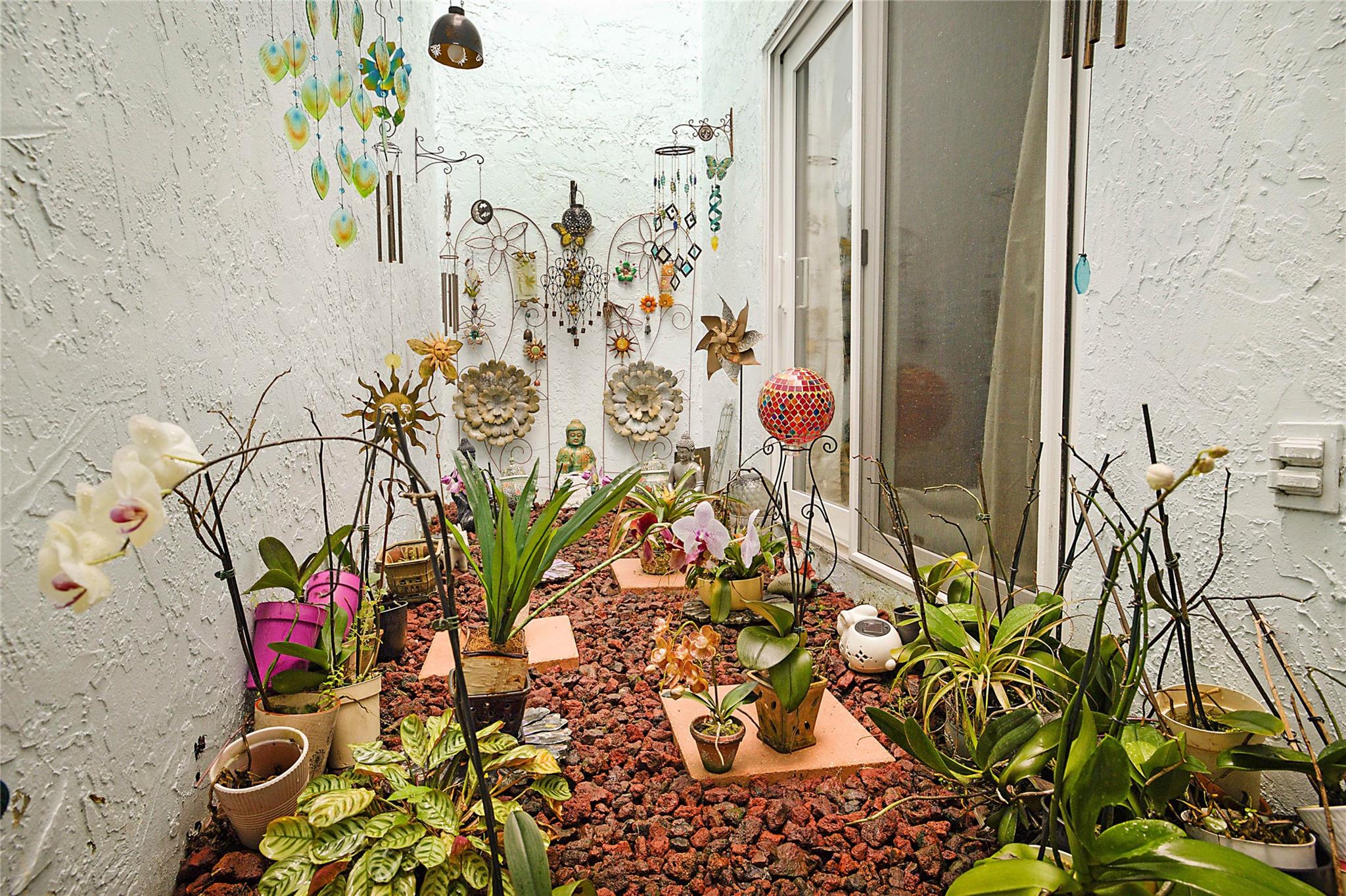 Atrium can be seen from bedroom 2/office and living/dining room.