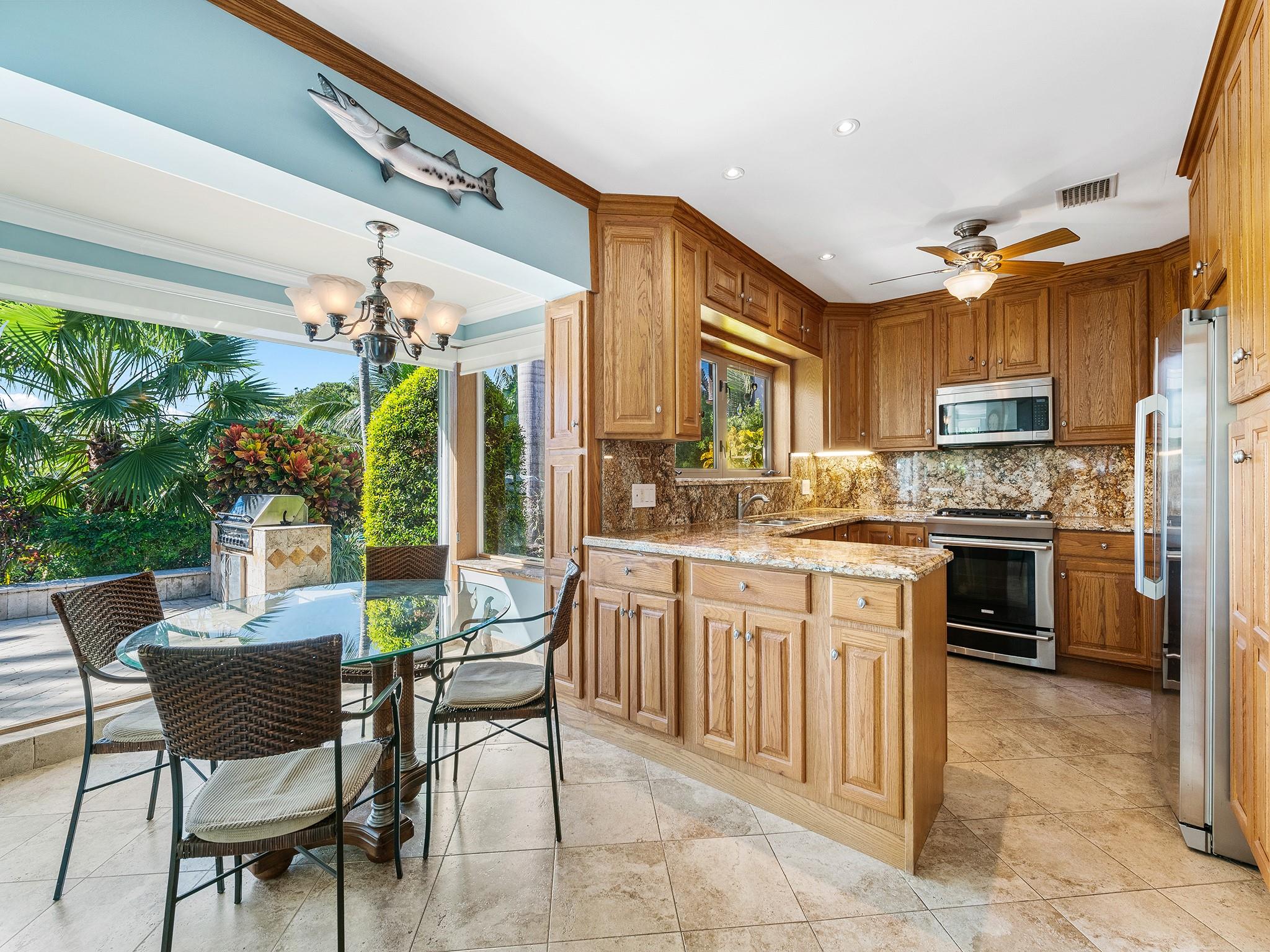 Breakfast Room Looking
Into Kitchen