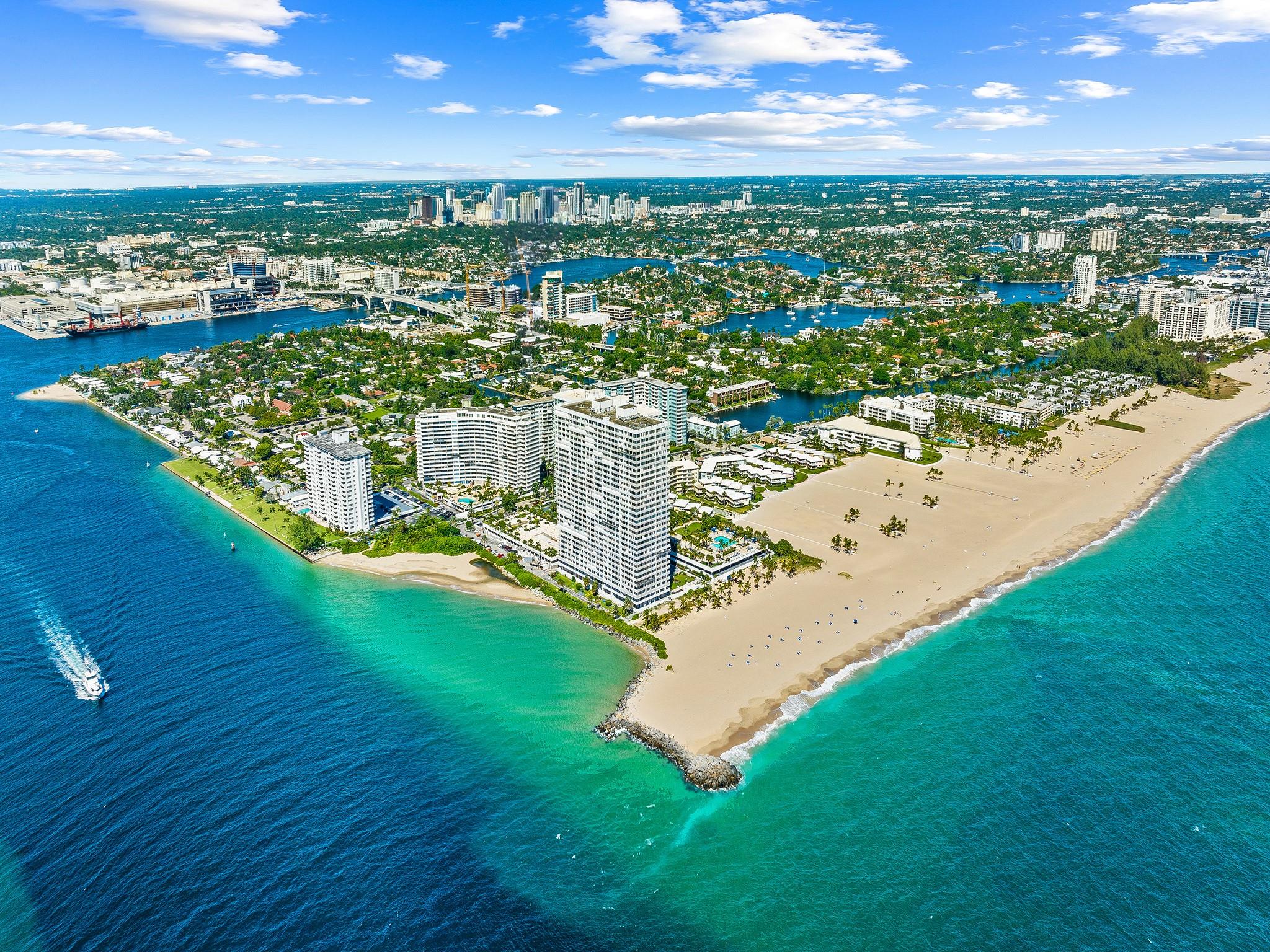 View Of The Inlet and Coastline
