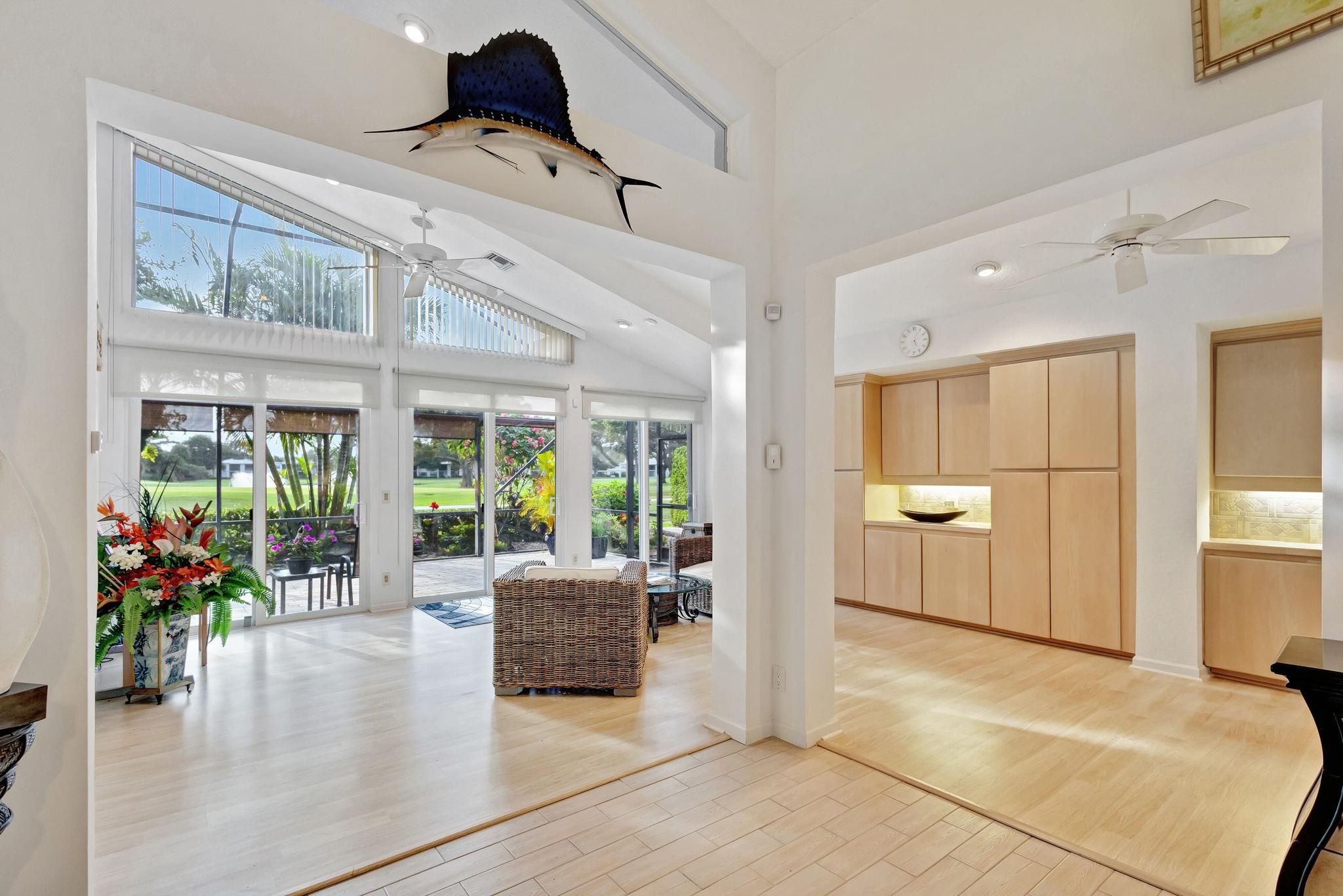 VIEW OF THE OPEN FLOOR PLAN