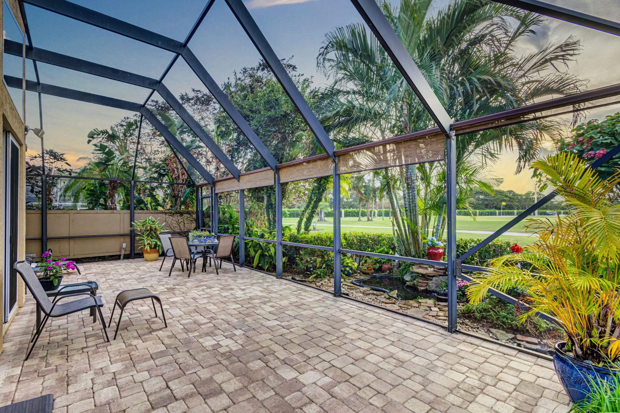 WATCH THE SUNSETS FROM THE LARGE ENCLOSED  PAVED PATIO