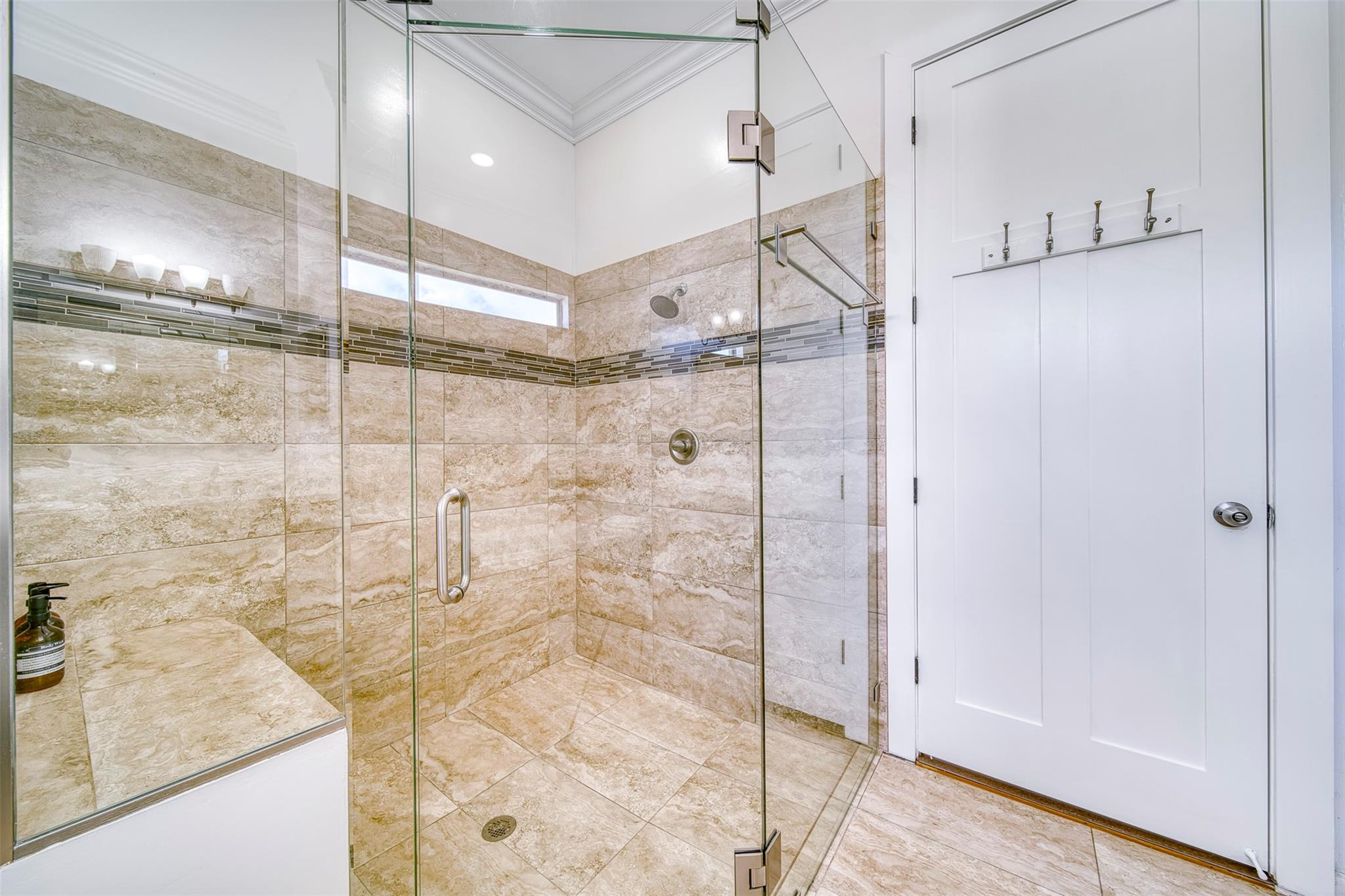 Primary  bathroom walk-in shower
