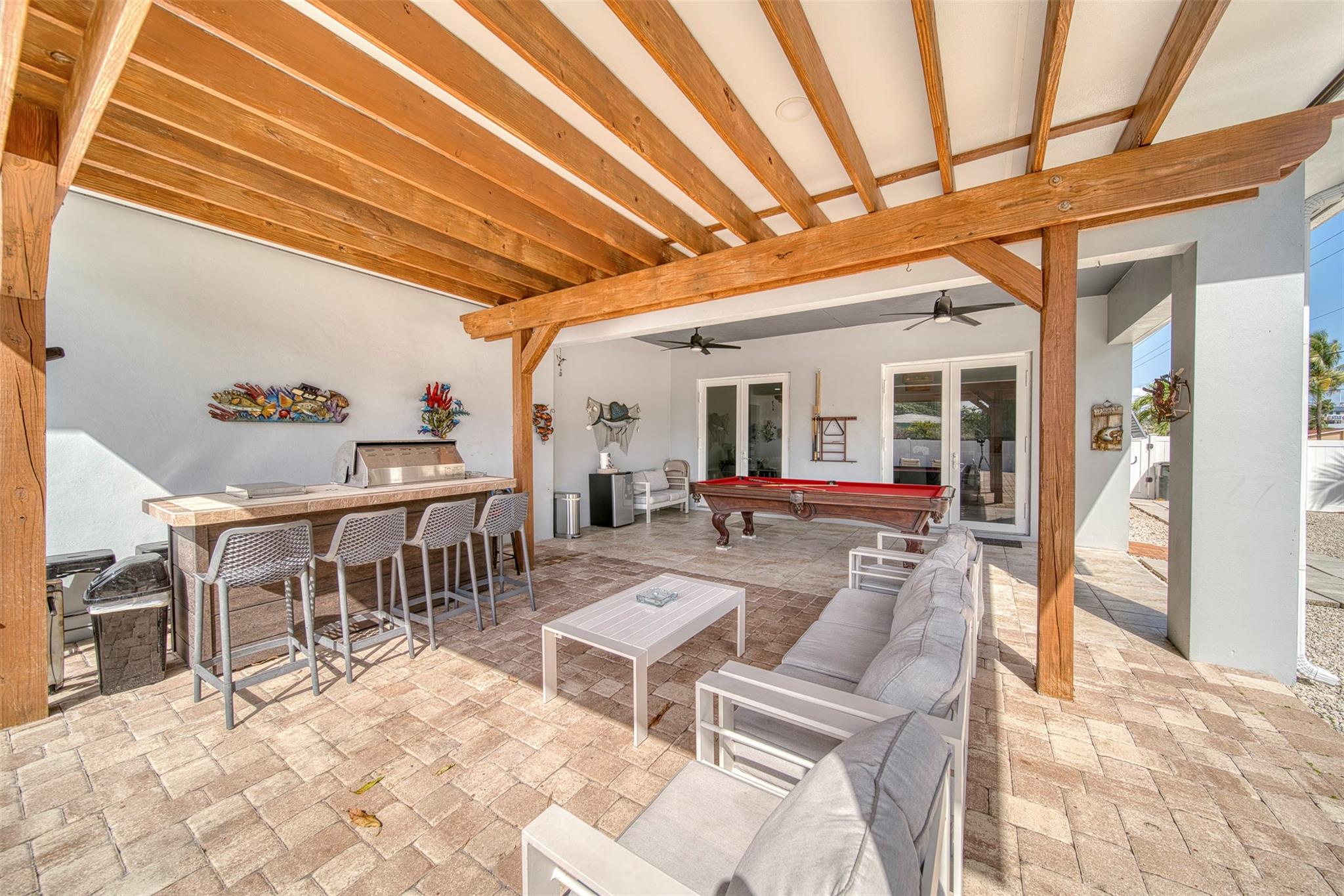 Outdoor sitting area