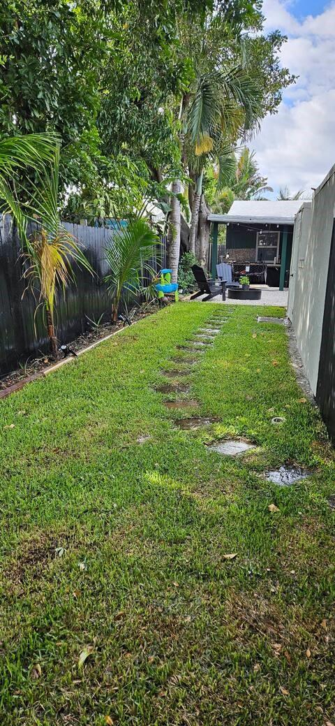 Backyard View leading to back alley road
