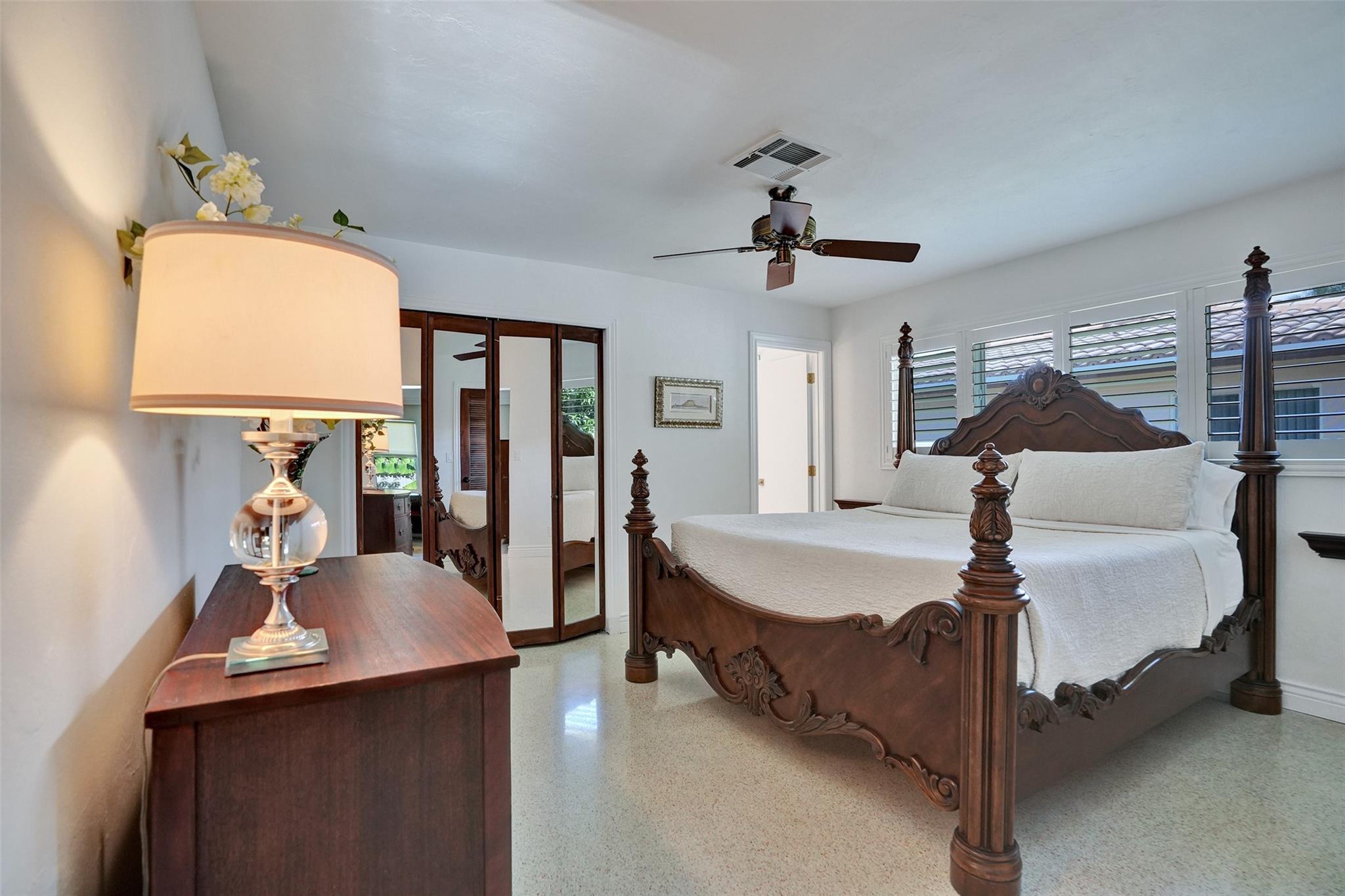 Primary Bedroom with Walk in and Wall closet