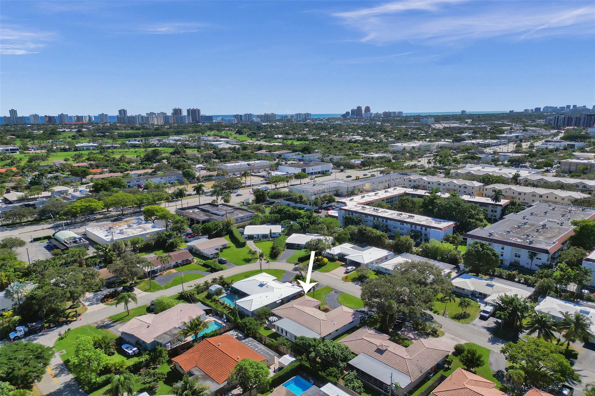 Veiw SouthEast, just a few miles to the Ocean