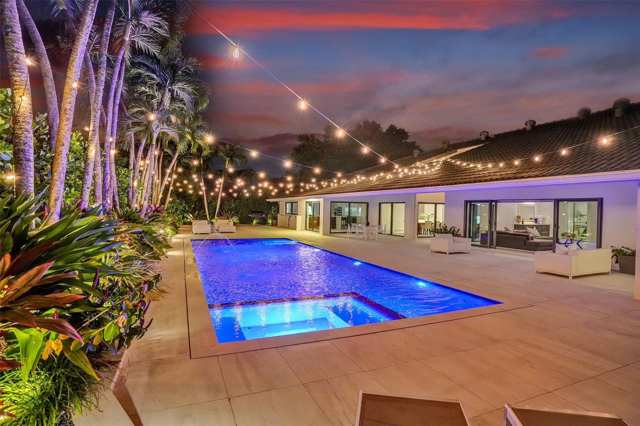 Breathtaking Private Resort Grounds Feature Absolute Privacy + New Oversized Salt Water Heated Pool + Spa + Pool Sun Lounge Shelf + Imported Italian Porcelain Pavers + Multiple Seated Lounge Areas…