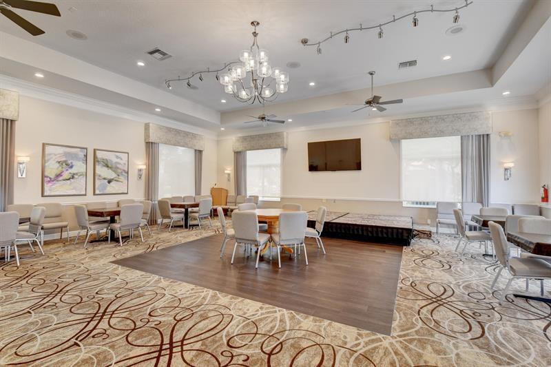 Ballroom for Many  Monthly Events by Womens and Mens Club plus HOA Events