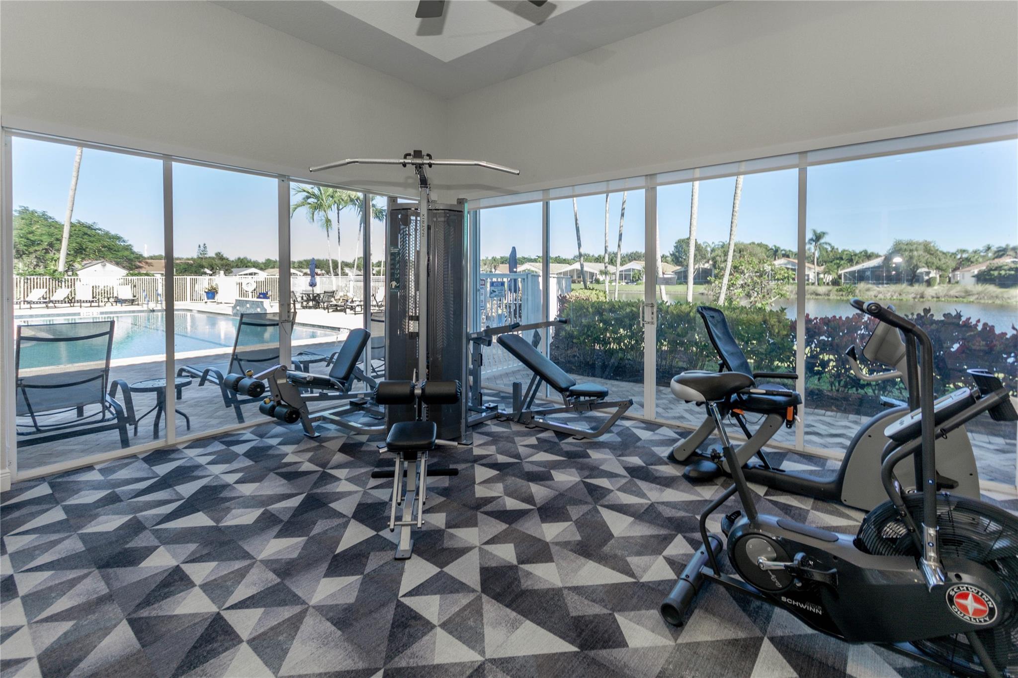 Gym Excercise Room All
Quality Equipment,Full Service