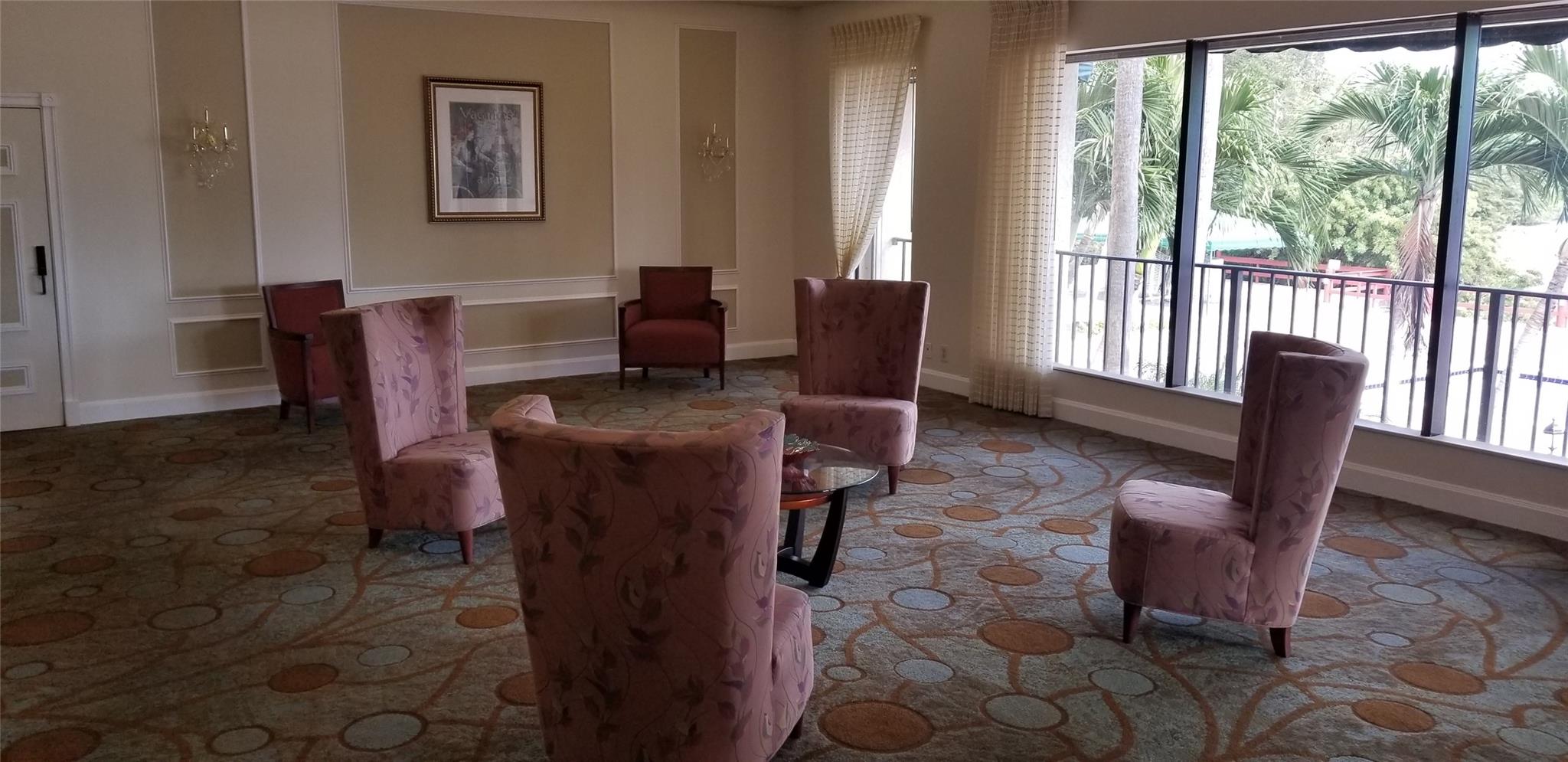 Upstairs dining waiting area