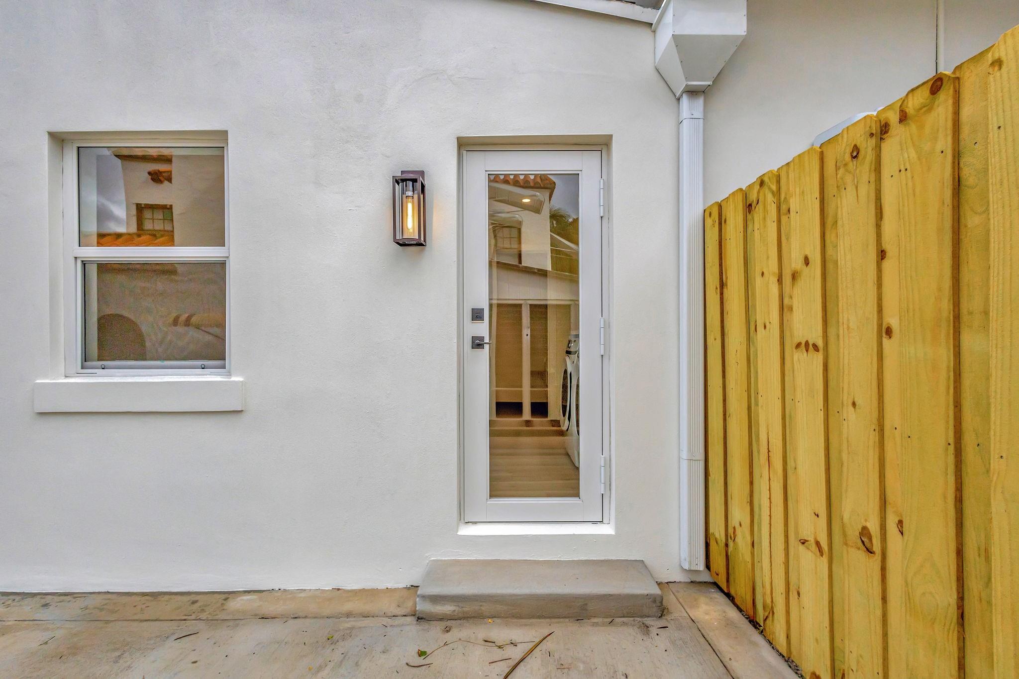 Side Entrance to Laundry/Mechanical Room