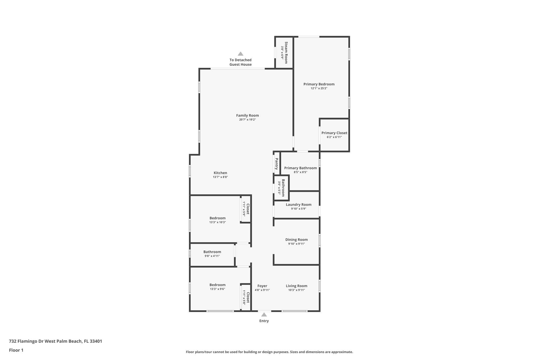 Main House Floor Plan