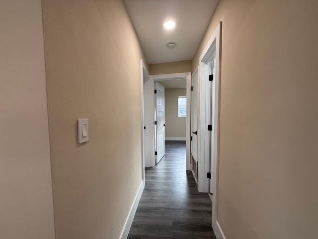 Hallway to master and second bedroom