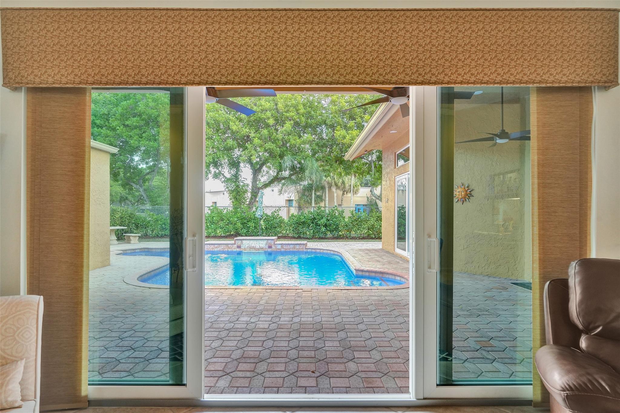 Patio Doors to Pool