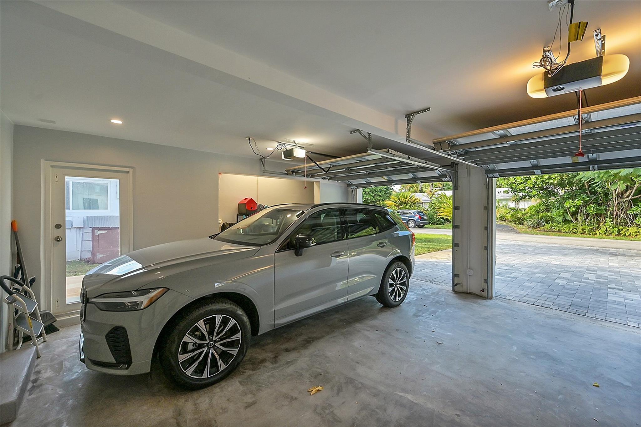 2 separate doors allow for more room between cars…