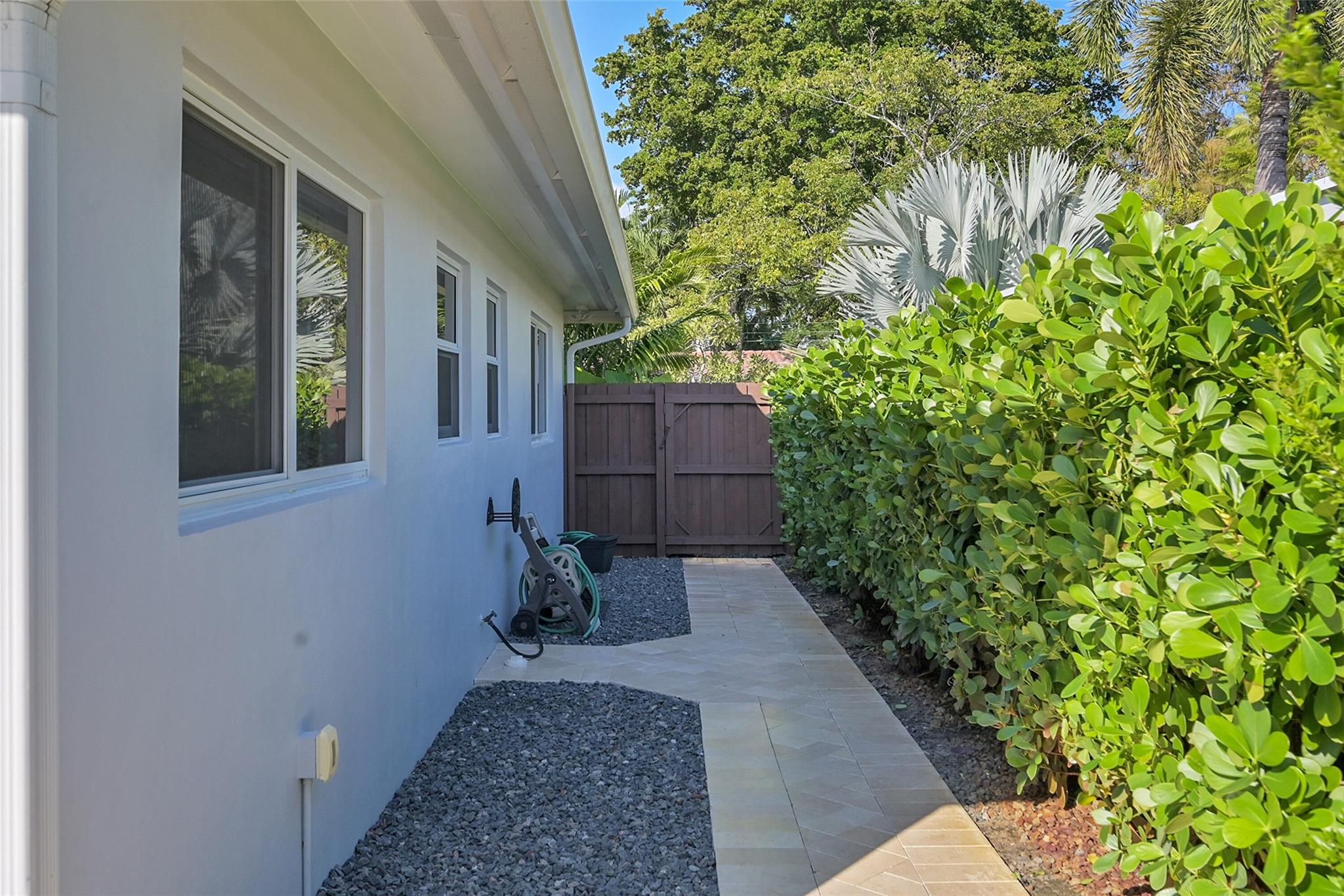 New Side gate access...