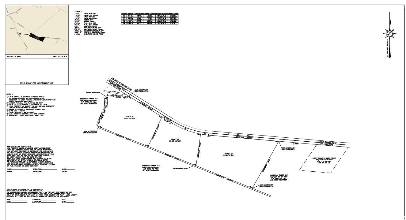 TBD Joyner Swamp Rd. Galivants Ferry, SC 29544