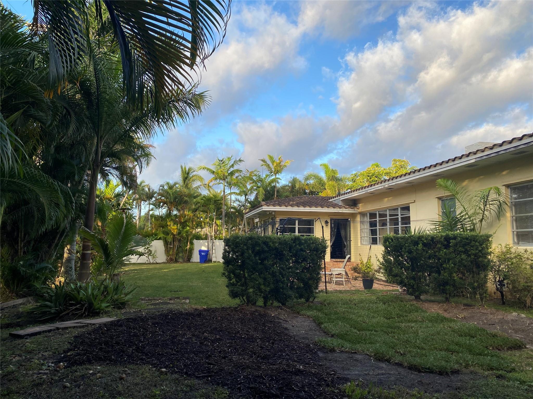 Huge backyard on 2.5 lots.