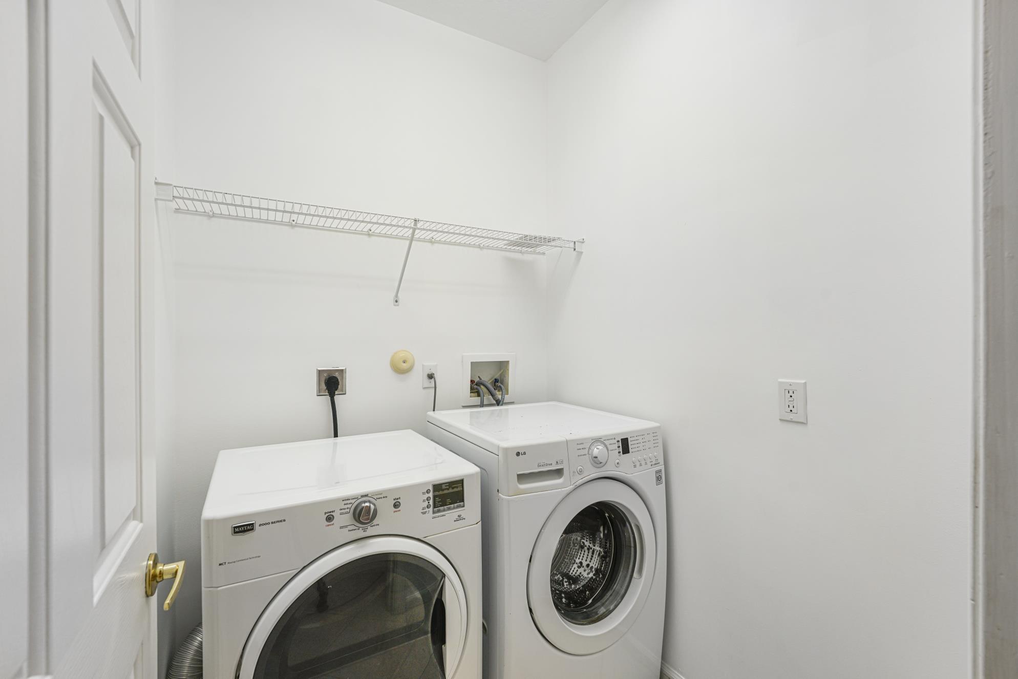 Laundry Room With Full Size Washer/Dryert