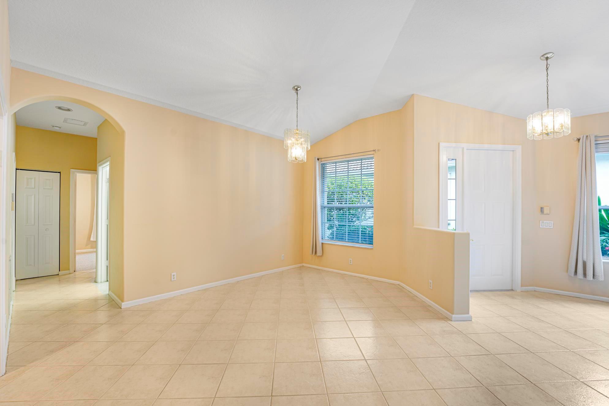 Tile Throughout the Living Area!