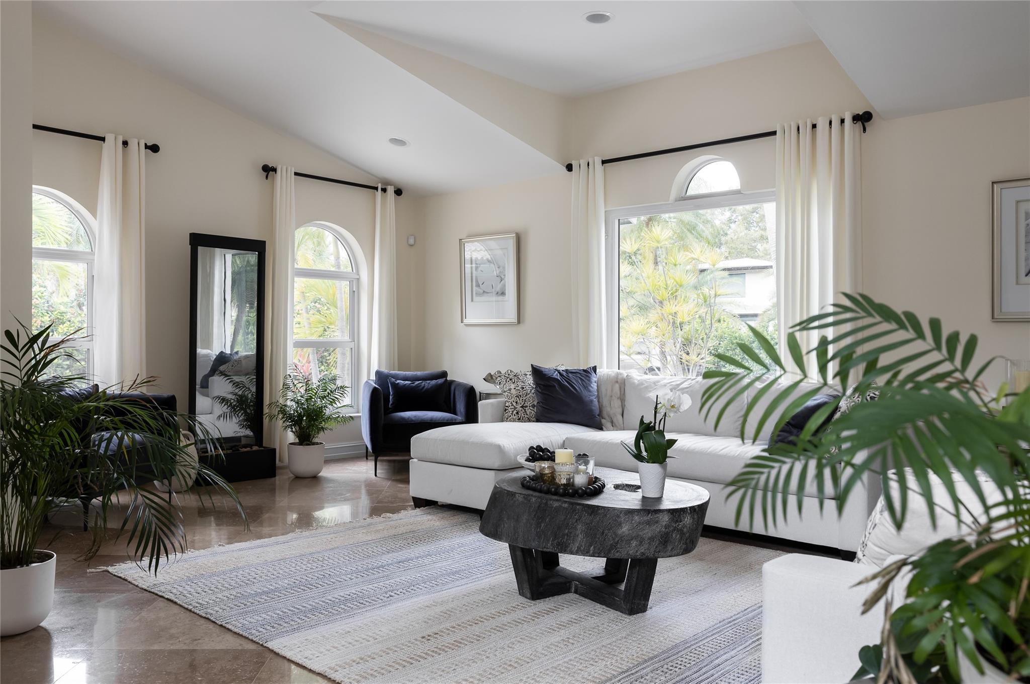 Volume ceilings everywhere and tons of natural light