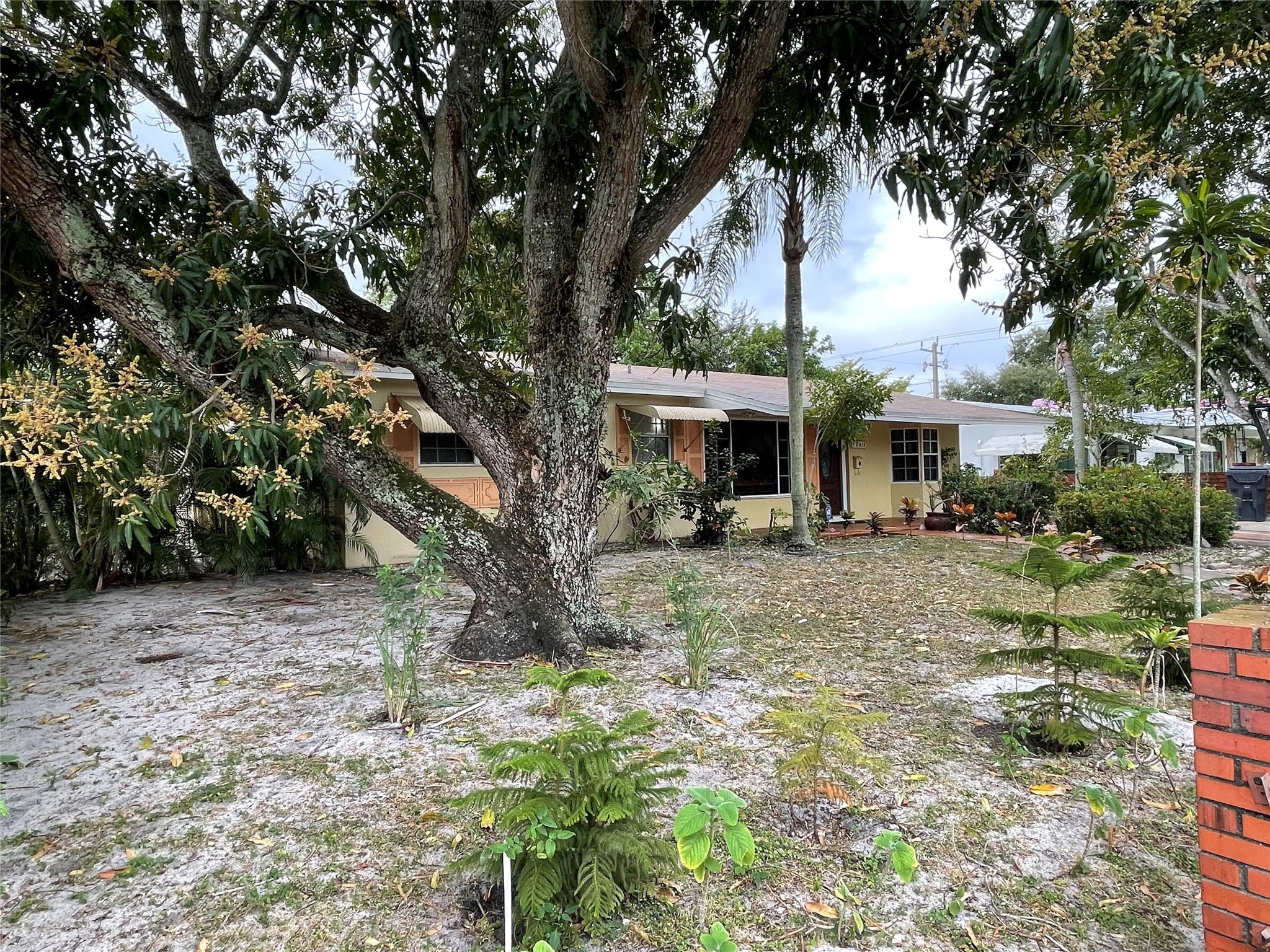 large lot and big family home