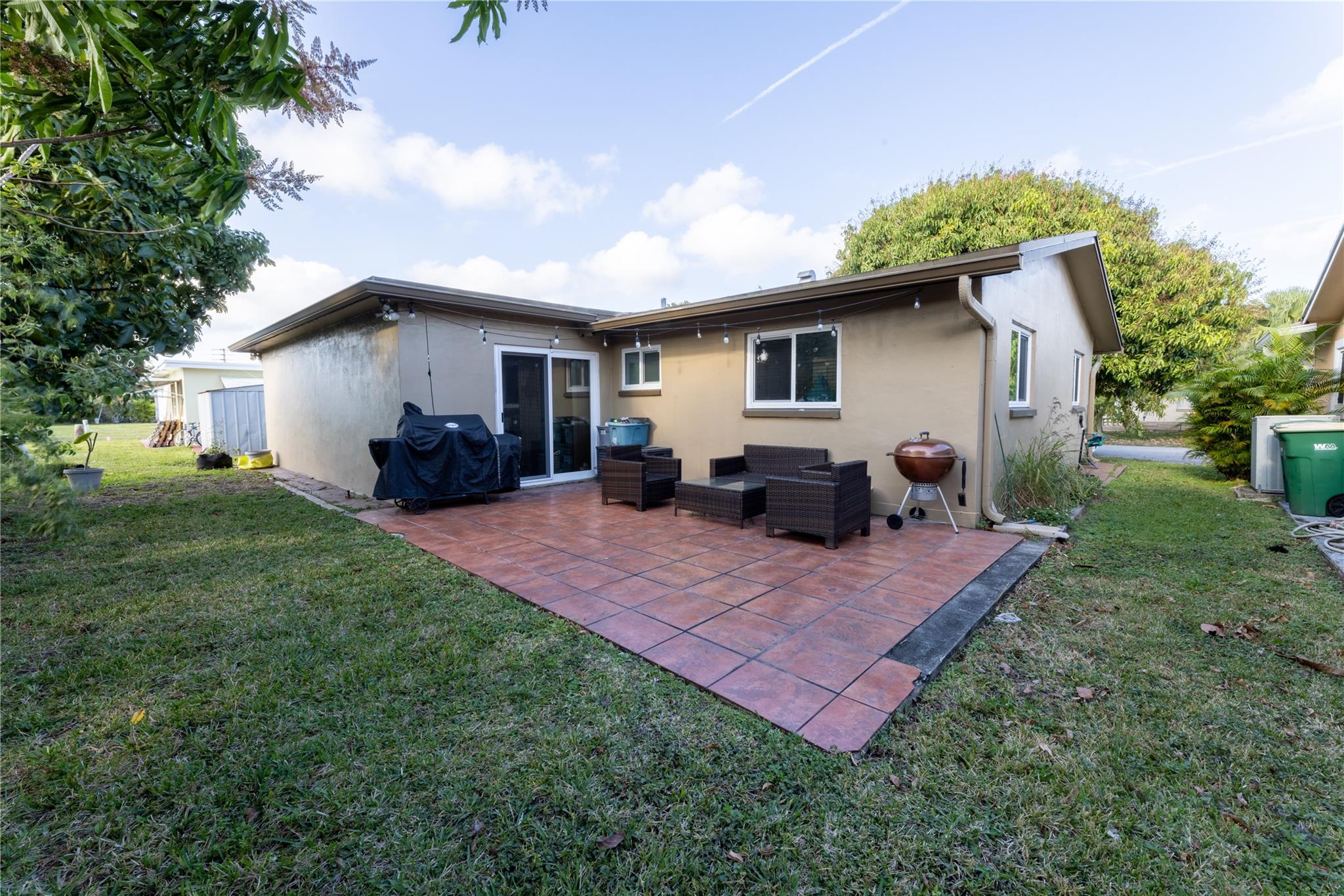 Backyard Facing West