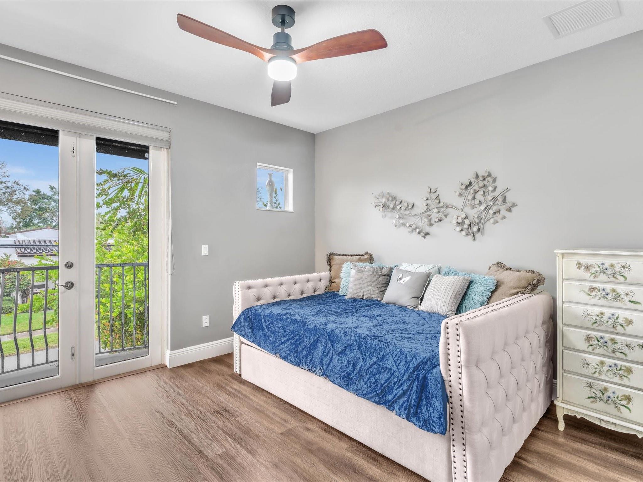 Bedroom with Juliet Balcony