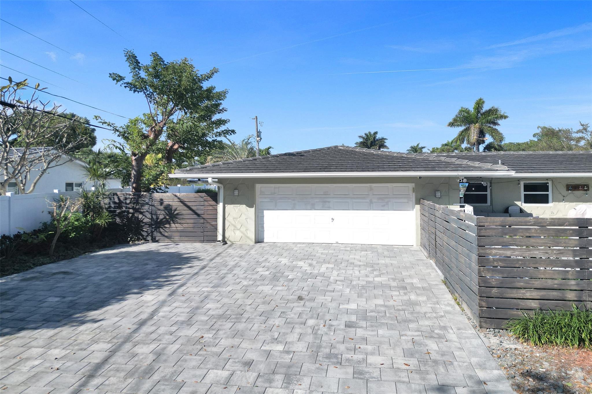 2nd driveway. Great for parking