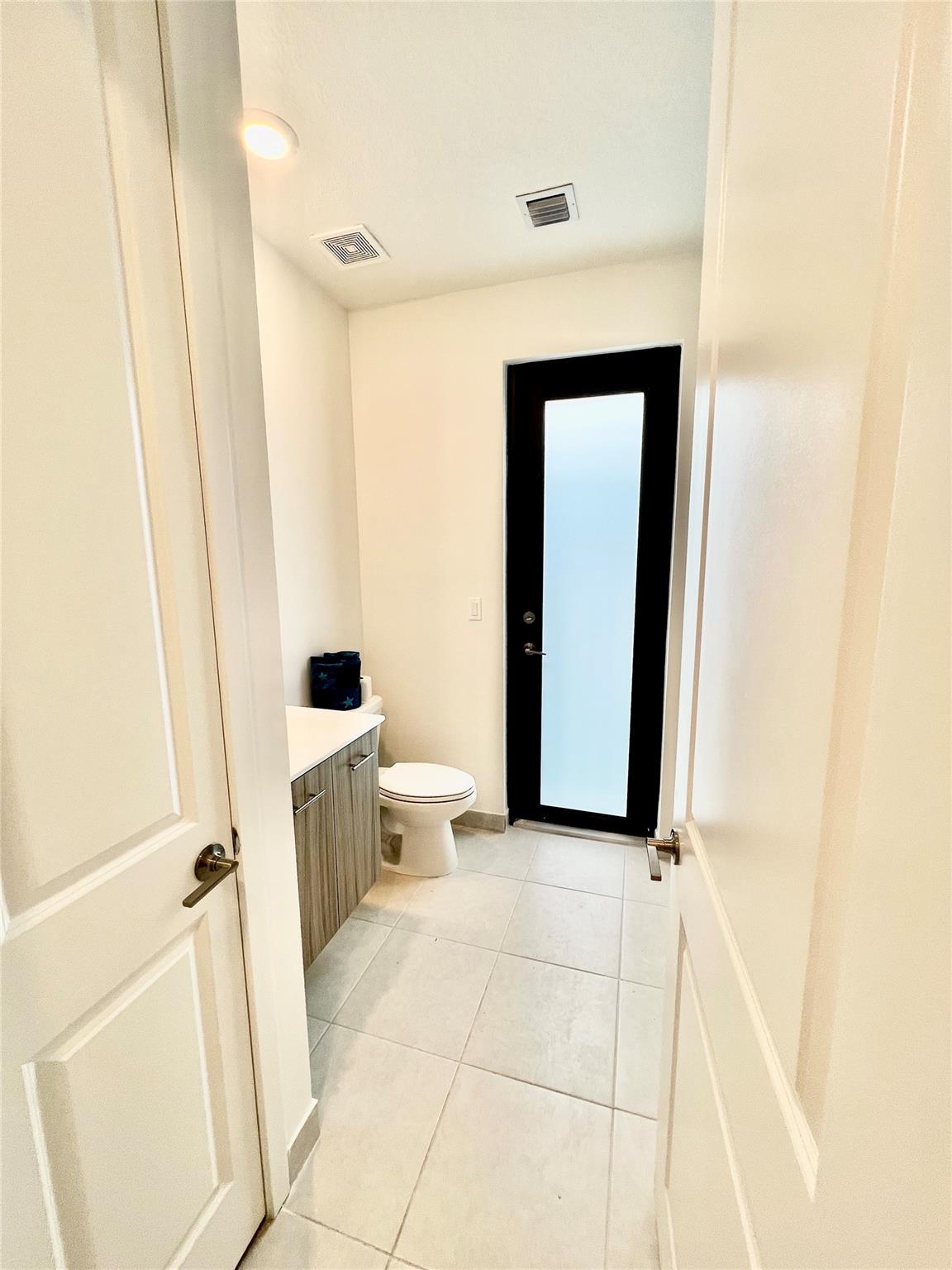 Tenant occupied, first floor bath room