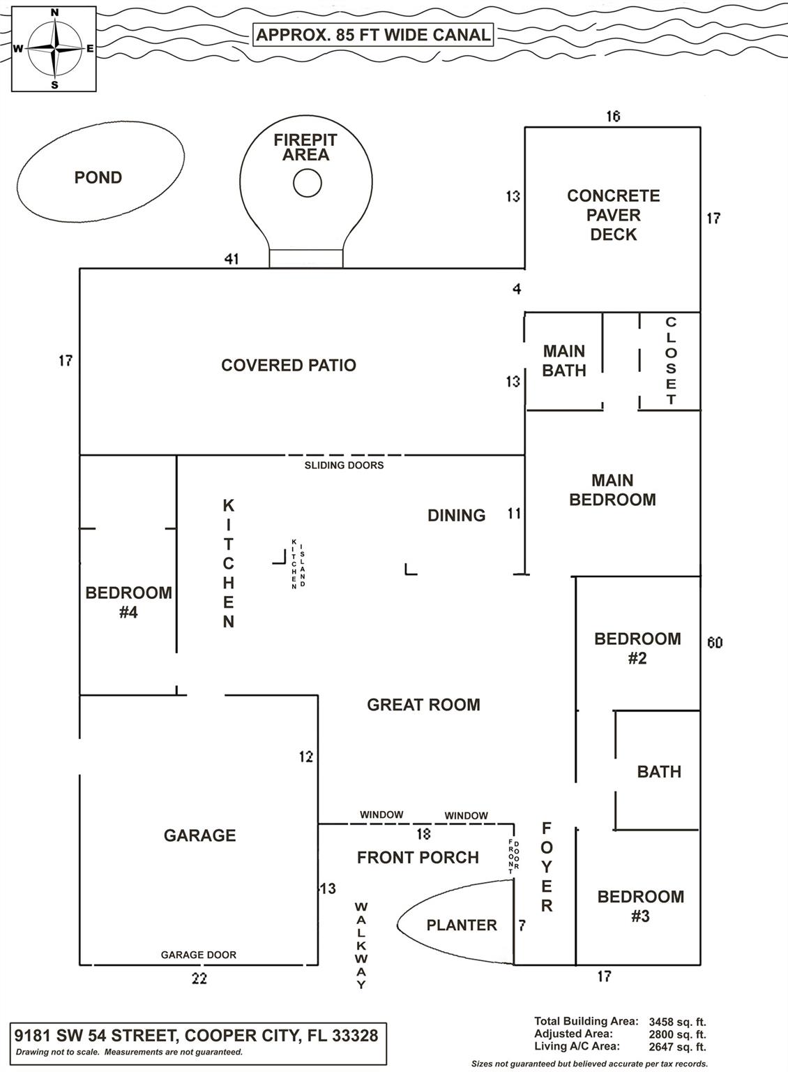 Layout Sketch of House