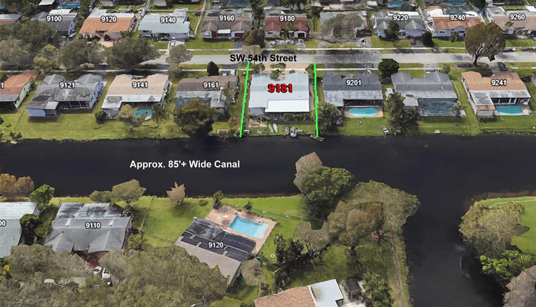 Beautiful Waterfront Lot on Approx. 85 ft Wide Canal