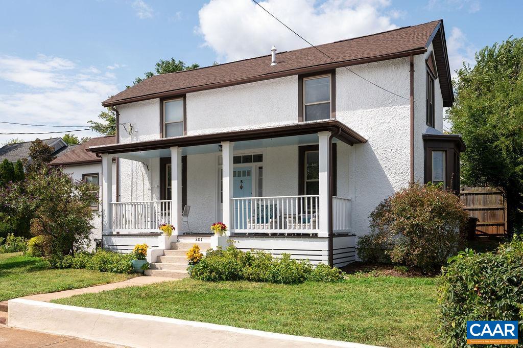 BELMONT, OFF STREET PARKING, EXTERIOR FRESHLY PAINTED.Three separate units(TRIPLEX) in LARGE house PLUS A SEPARATE COTTAGE a total of 4 RENTALS. All 3 units in the TRIPLEX have separate entrances, porches, electric meters and all have stack washer/dryers. No shared mechanicals or spaces. Cottage offers privacy, one level living, laundry room, hardwoods, central HVAC. The cottage is rented fully furnished, and 2 of the 3 in the Triplex are also furnished rentals. Very popular with travel nurses/UVA professors, never a vacancy. In the large triplex there is good size 2bed/1 bath unit with a covered large front porch, updated eat in kitchen & bath, large living room, Central Heat & Air and is rented unfurnished. Reconfigure to a single family home on a coveted street in Belmont and, keep Cottage as a rental. OR live in the cottage and have 3 successful rentals(long or short terms). Cottage built in 2015 by Class A contractor w/permit, central heat/air, encapsulated crawl, laundry room. Many Updates & improvements in all units. One water meter, separate electric meters. Leases into May 2026, NEVER vacant, great investment property in very good condition. Listing Agent is the Trustee and has a financial interest in property.