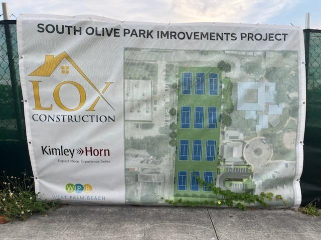 Brand New Pickle Ball court being built just a short walk away!